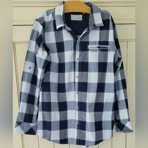Craft + Flow Checkered Button Down Shirt